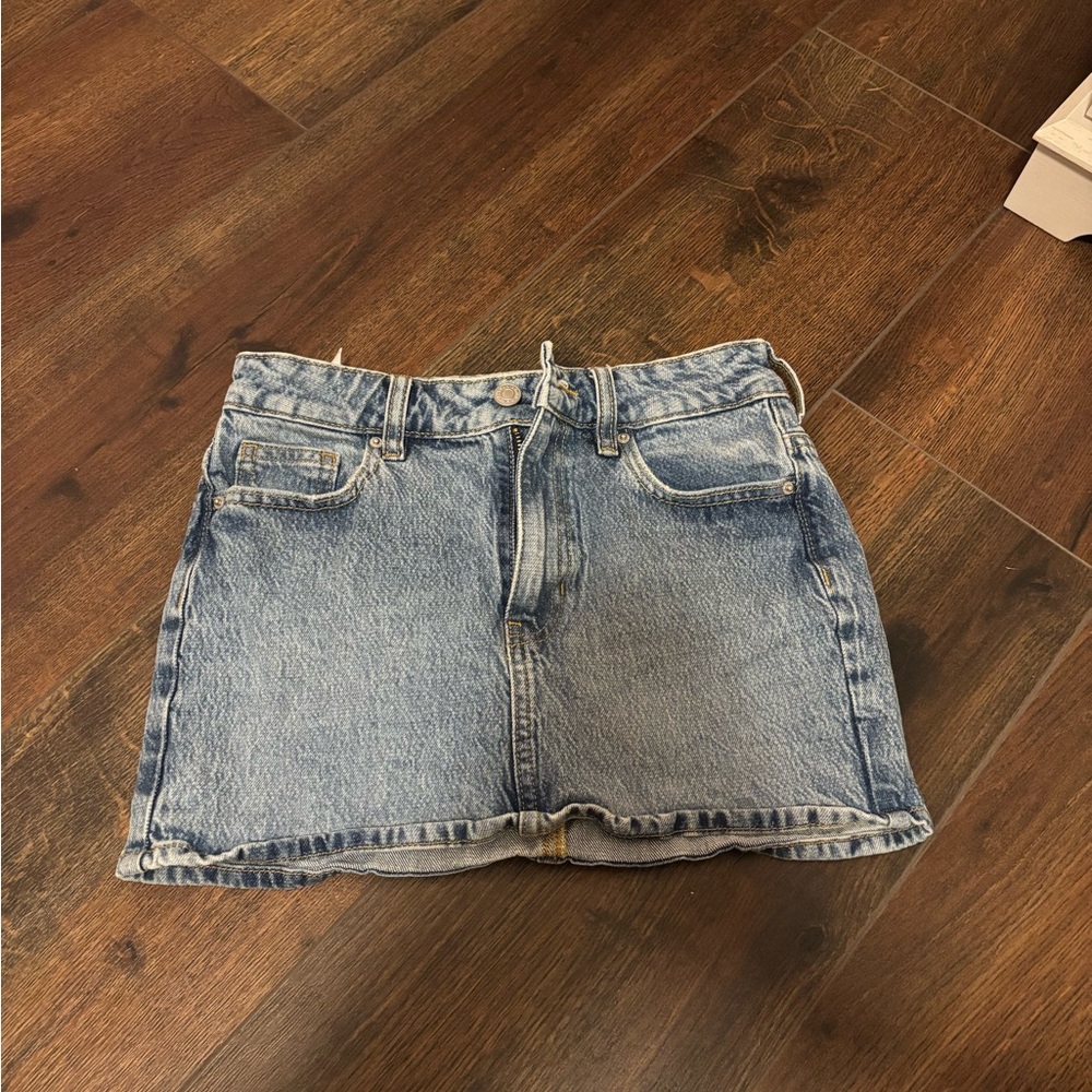 Pacific Sunwear Light Blue Denim Mini Skirt